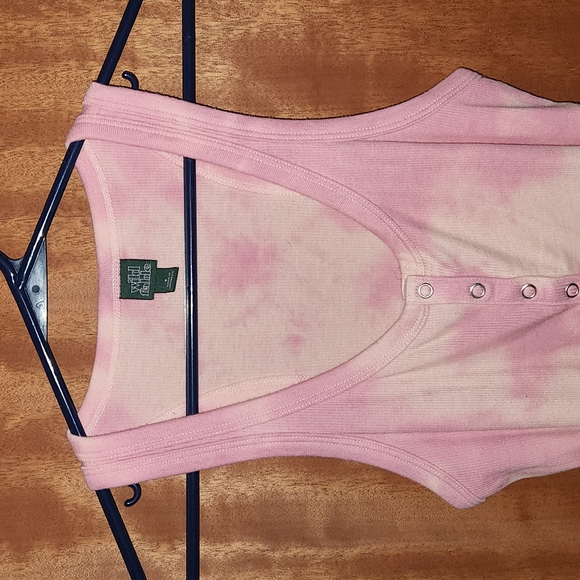 Like New! Perfect Pink Tie-Dye Tank Top - Picture 2 of 8